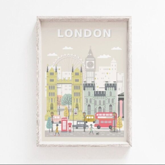 London England 🇬🇧 Print - Picture 1 of 2